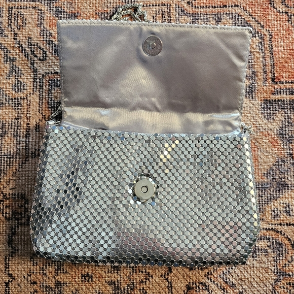 Handbags - Silver Mesh Chainmail Clutch